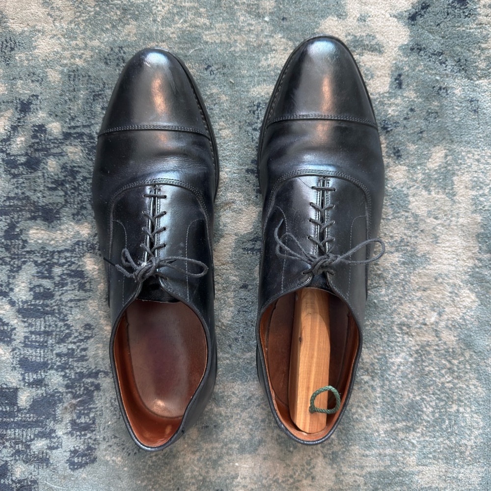 Allen Edmonds Classic Black Leather Oxfords
